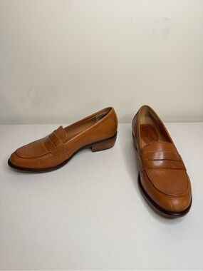 Latigo Irv Leather Penny Loafers Cognac Brown Size 6M